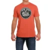 Men's Cinch Orange T-Shirt #MTT1690544HOR