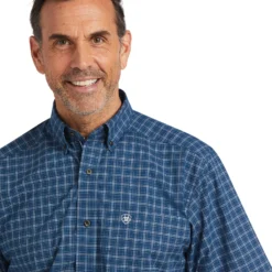 Men's Ariat Pro Series Kyree Stretch Classic Fit Button Down Shirt #10039749-C -Deals Classy Mania Store 09b0be37d21c307d02fb43cac30d3544