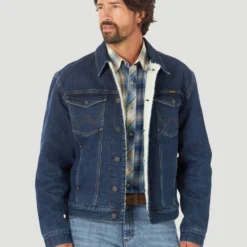 Men's Wrangler Retro Lined Denim Jacket #112318302