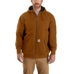 Men's Carhartt Rain Defender Loose Fit Midweight Thermal-Lined Full-Zip Sweatshirt #104078 9 Men's Carhartt Rain Defender Loose Fit Midweight Thermal-Lined Full-Zip Sweatshirt #104078 -Deals Classy Mania Store 104078 B00 480x480 1