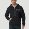 Men's Wrangler Logo Zip Hoodie #112324803