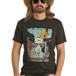 Men's Rock & Roll Cowboy Dale Brisby T-Shirt #RRUT21R069