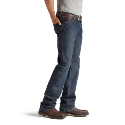Men's Ariat M4 Low Rise Boot Cut Fire Resistant Jean #10012555 -Deals Classy Mania Store 27068 10012555 side