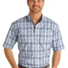 Men's Rough Stock Button Down Shirt #R1D3266-C