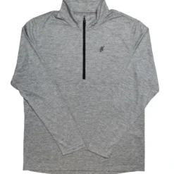 Men's Hooey Range Quarter Zip Pullover #HH1193GY