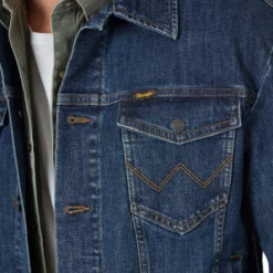 Men's Wrangler Retro Unlined Denim Jacket #74188BZ -Deals Classy Mania Store 74188BZ BD02 SWBD PRD scaled