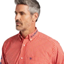 Men's Ariat Orange Team Logo Long Sleeve #10039732X-C (Big And Tall) -Deals Classy Mania Store 776e2f334af0f73b5793201e79383985