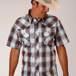Men's Roper Snap Front Shirt #03-002-0062-4030BR-C