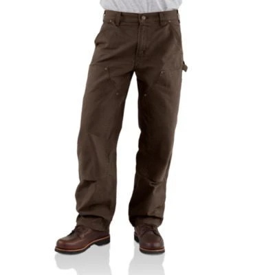 Men's Carhartt Double Front Work Dungaree Pant #B136DKB 1 Men's Carhartt Double Front Work Dungaree Pant #B136DKB