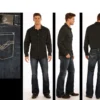 Men's Rock & Roll Cowboy Pistol Jean #M0P9488-C
