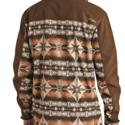 Men's Panhandle Aztec Print Soft Shell Jacket #PRMO92RZY6 -Deals Classy Mania Store PRMO92RZY6 C 76591
