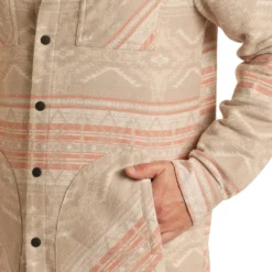 Men's Panhandle Taupe Aztec Shirt Jacket #RRMO92RZWN -Deals Classy Mania Store RRMO92RZWN BZ 47775