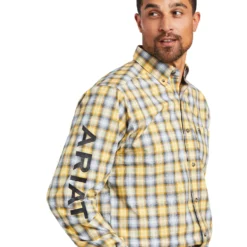 Men's Ariat Pro Series Team Olen Classic Fit Button Down Shirt #10039243-C -Deals Classy Mania Store a443ea1a9f63fef04ab12973e45f6090