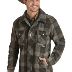 Men's Powder River Commander Wool Jacket #PRMO92RZZE