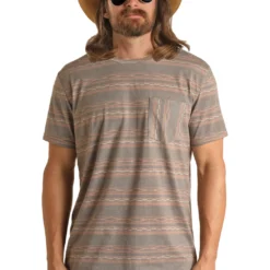 Men's Rock & Roll Cowboy T-Shirt #RRMT21RZMO