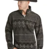 Men's Rock & Roll Cowboy Berber Pullover #RRMO91RZWZ