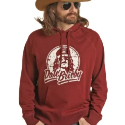 Men's Rock & Roll Cowboy Dale Brisby Hoodie #RRMT94R067