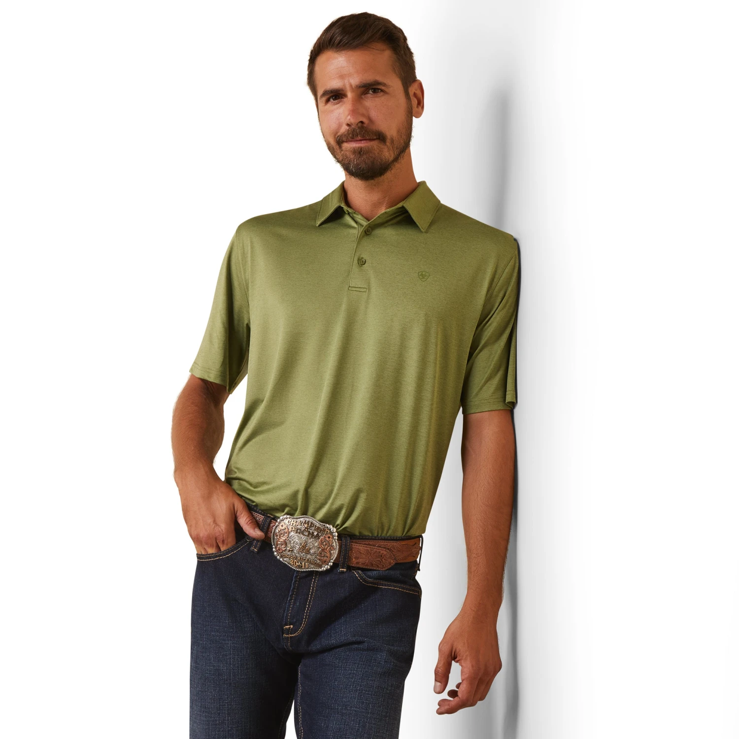 Men's Ariat Charger Polo Shirt #10043571 1 Men's Ariat Charger Polo Shirt #10043571