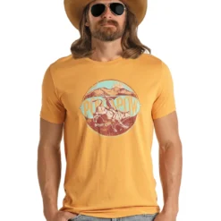 Men's Rock & Roll Cowboy Dale Brisby T-Shirt #P9-3366