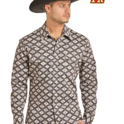 Men's Rock & Roll Cowboy FR Snap Front Shirt #B2S2336