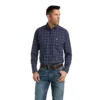 Men's Ariat Pro Series Shep Stretch Classic Fit Button Down Shirt #10038033-C