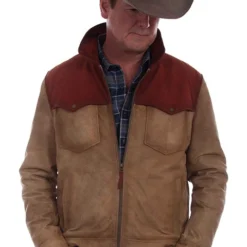 Men's Scully Leather Jacket #2026-82