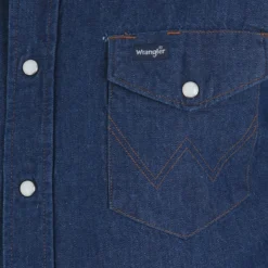 Men's Wrangler Authentic Cowboy Cut Snap Front Work Shirt #MS3127BX (Big And Tall) -Deals Classy Mania Store ww re MS3127B hr 2 70dffdc6 abb2 4495 9334 8fdfad12d440