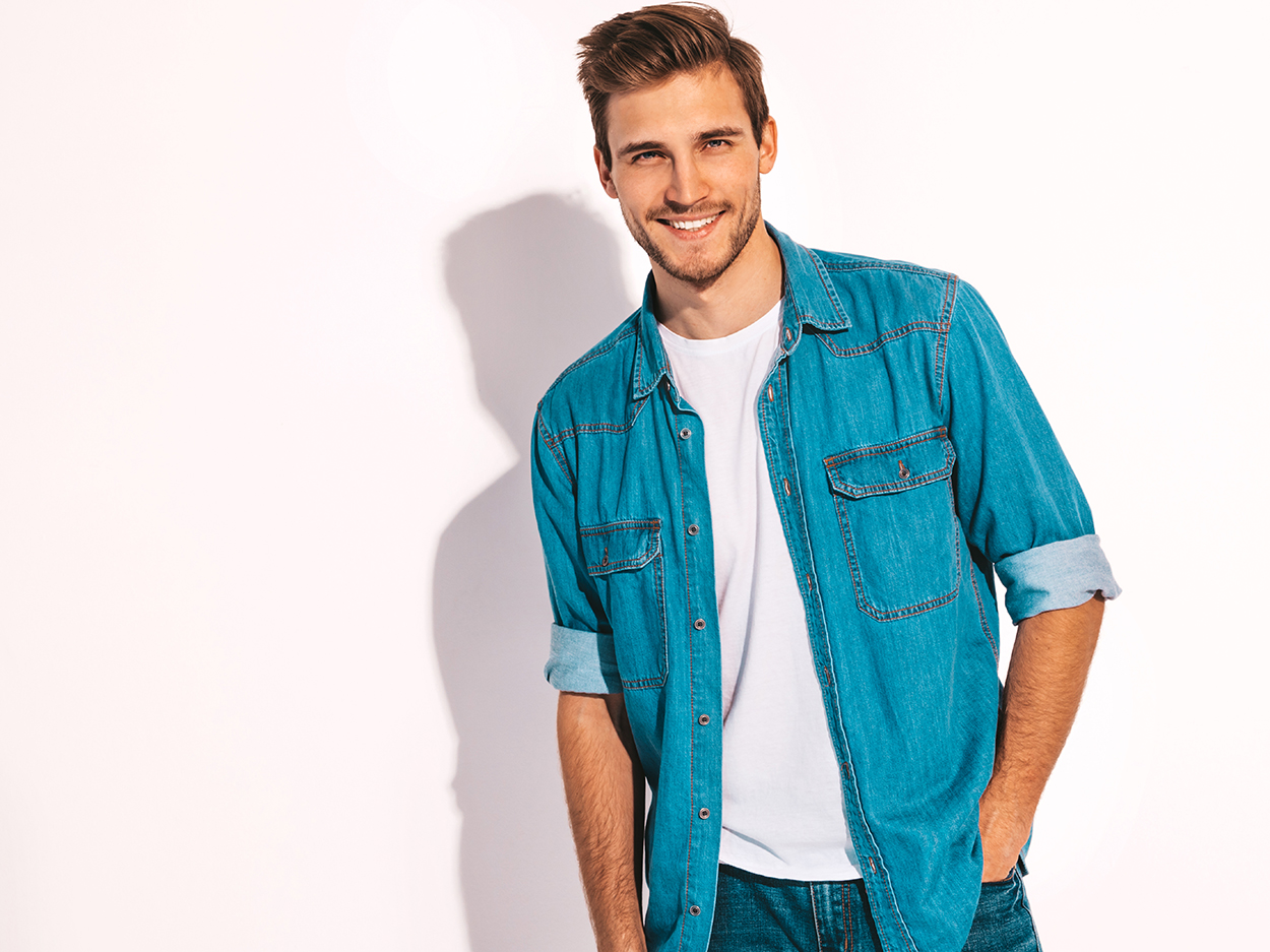 Deals Classy Mania Store 2 Deals Classy Mania Store -Deals Classy Mania Store portrait handsome smiling stylish young man model dressed jeans clothes fashion man